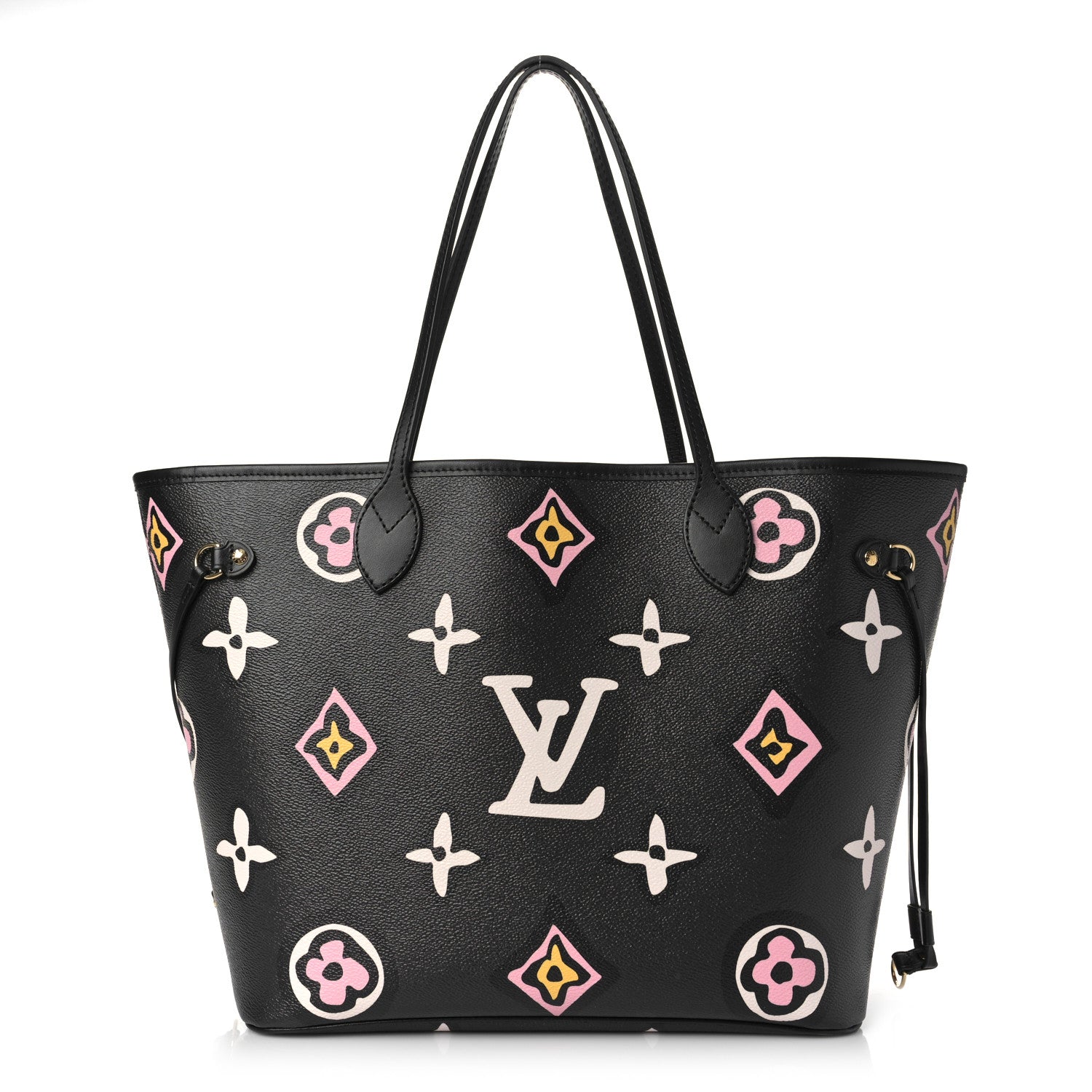 Louis Vuitton Monogram Giant Wild At Heart Neverfull MM Black 3 of 9