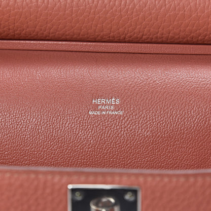 Hermes Taurillon Clemence Jypsiere 28 Rose Thè 6 of 20