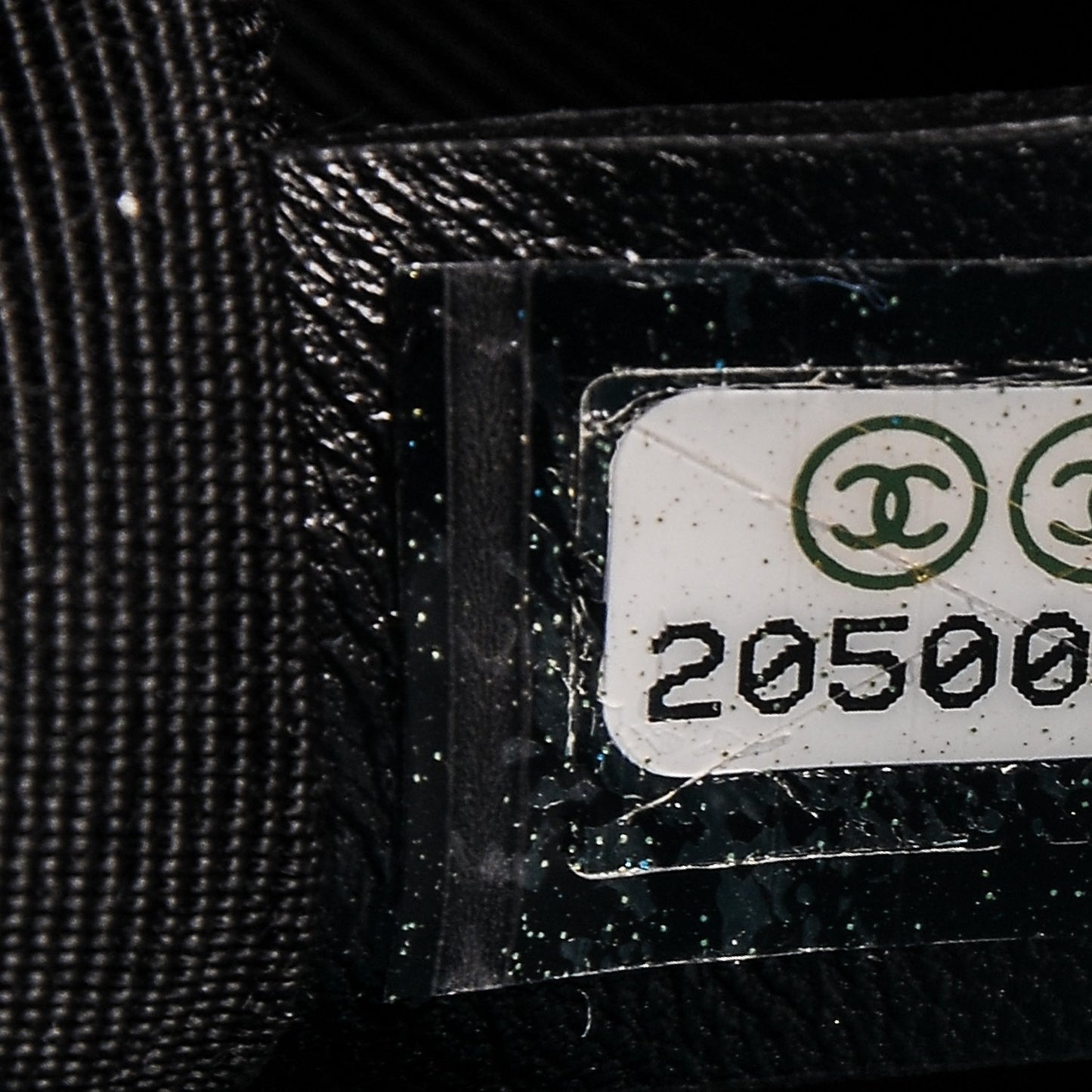 Patent Calfskin Small Boy Flap Plexiglass Green