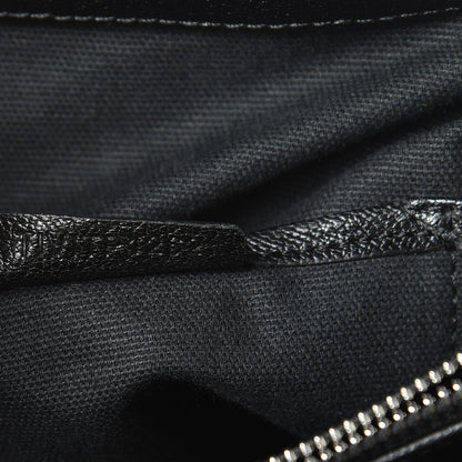 Burberry Goatskin Vintage Check Medium Banner Tote Black 7 of 11