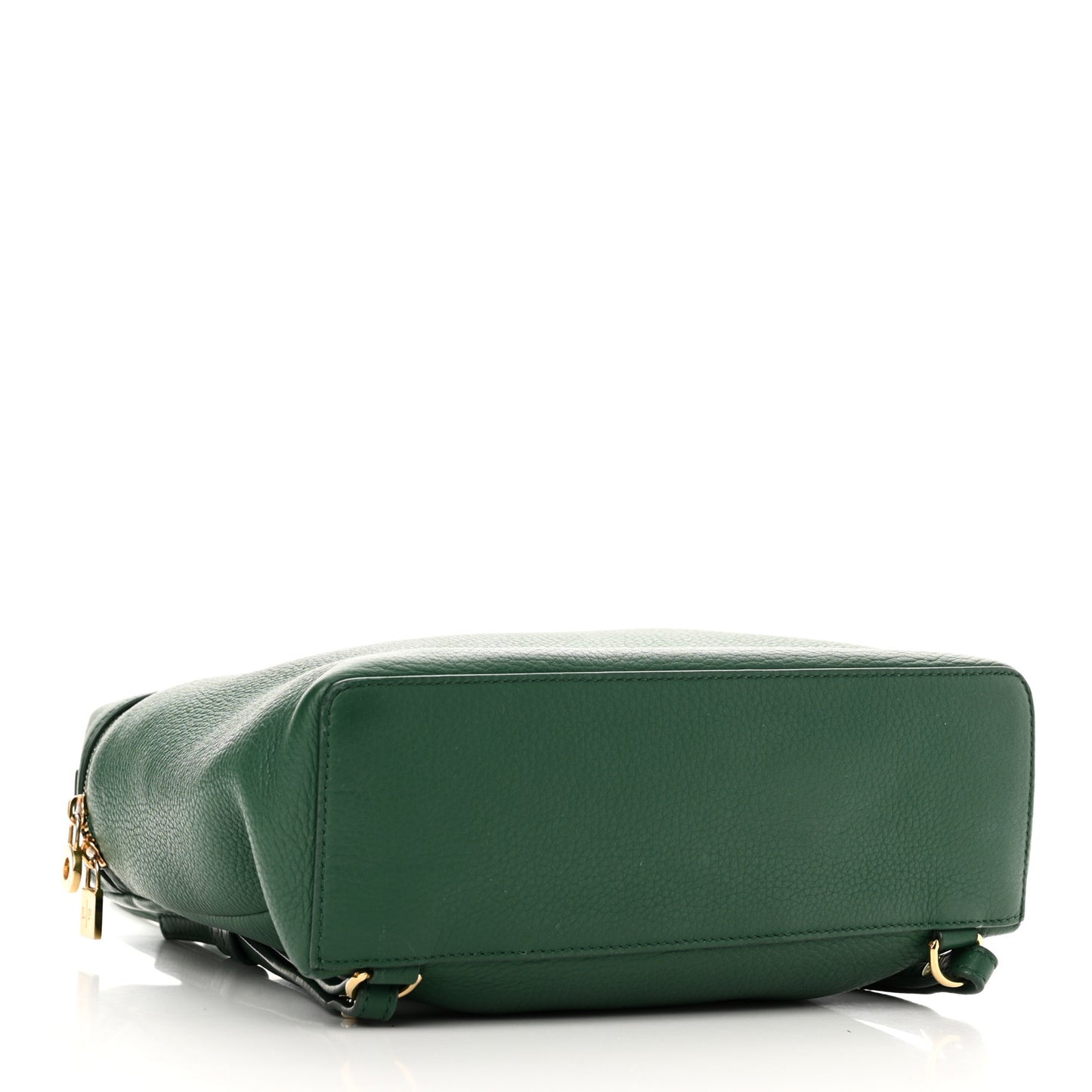Grained Calfskin L23.5 Extra Pocket Backpack Forest Leaves