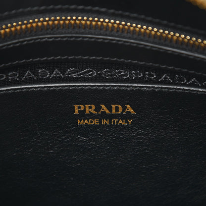 Prada Saffiano City Calfskin Medium Esplanade Tote Black 8 of 8