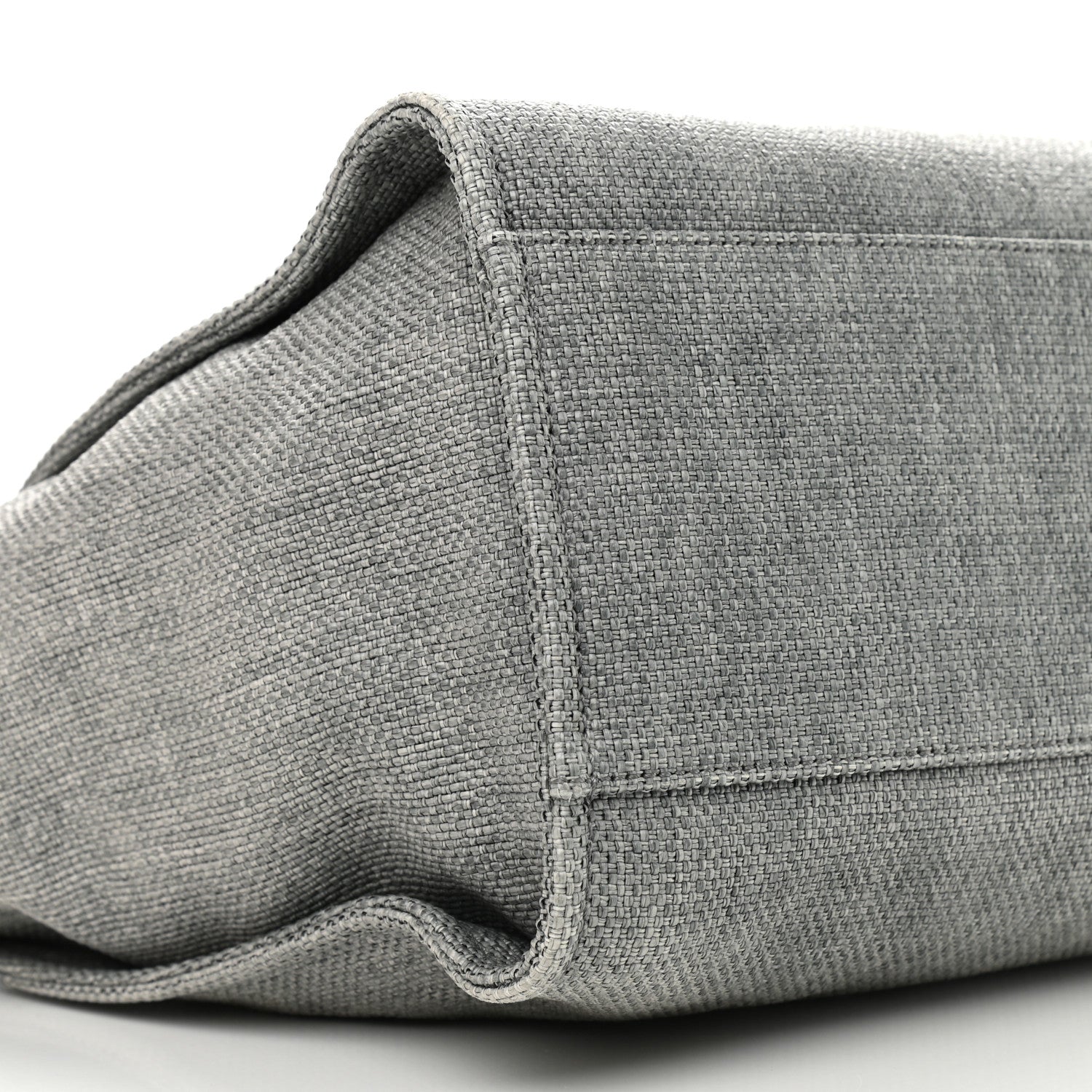 Chanel Canvas Large Deauville Tote Grey 8 of 9