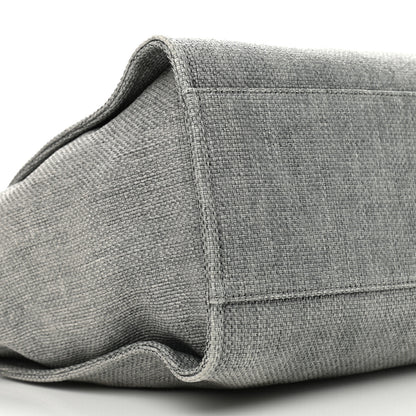 Chanel Canvas Large Deauville Tote Grey 8 of 9