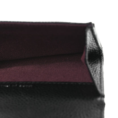 Chanel Caviar Quilted Flap Card Holder Wallet Black 5 of 9
