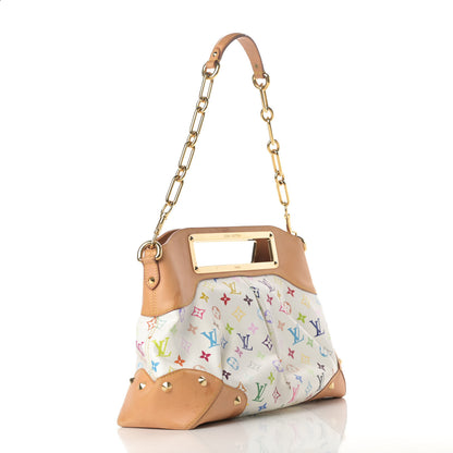 Louis Vuitton Monogram Multicolor Judy GM White 3 of 16