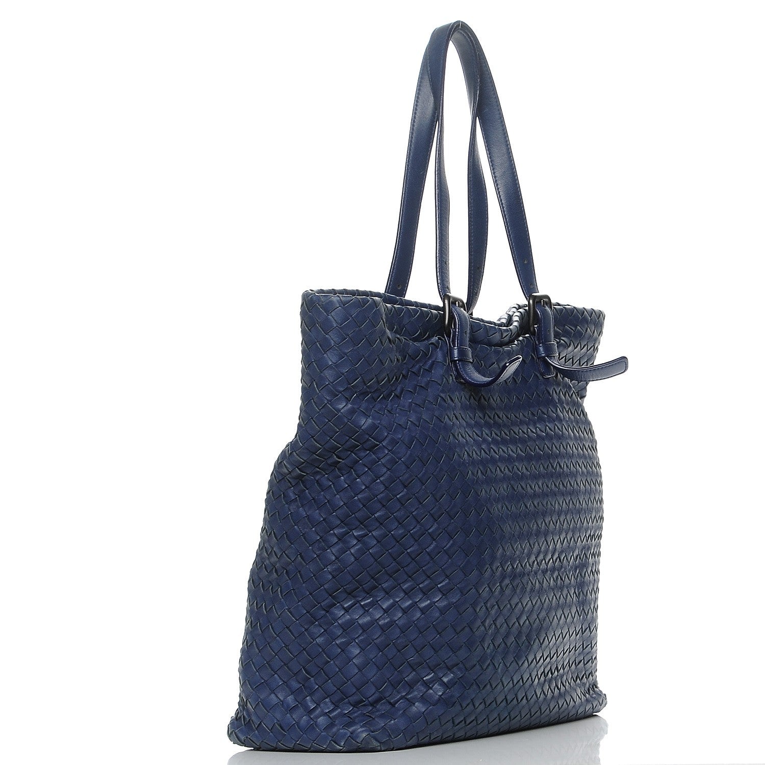 Bottega Veneta Nappa Intrecciato Large Tote Sapphire 3 of 8