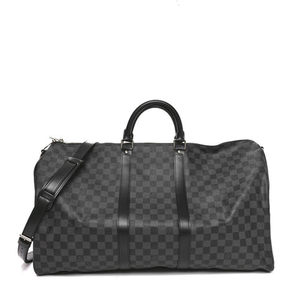 Louis Vuitton Damier Graphite Keepall Bandouliere 55 1 of 9