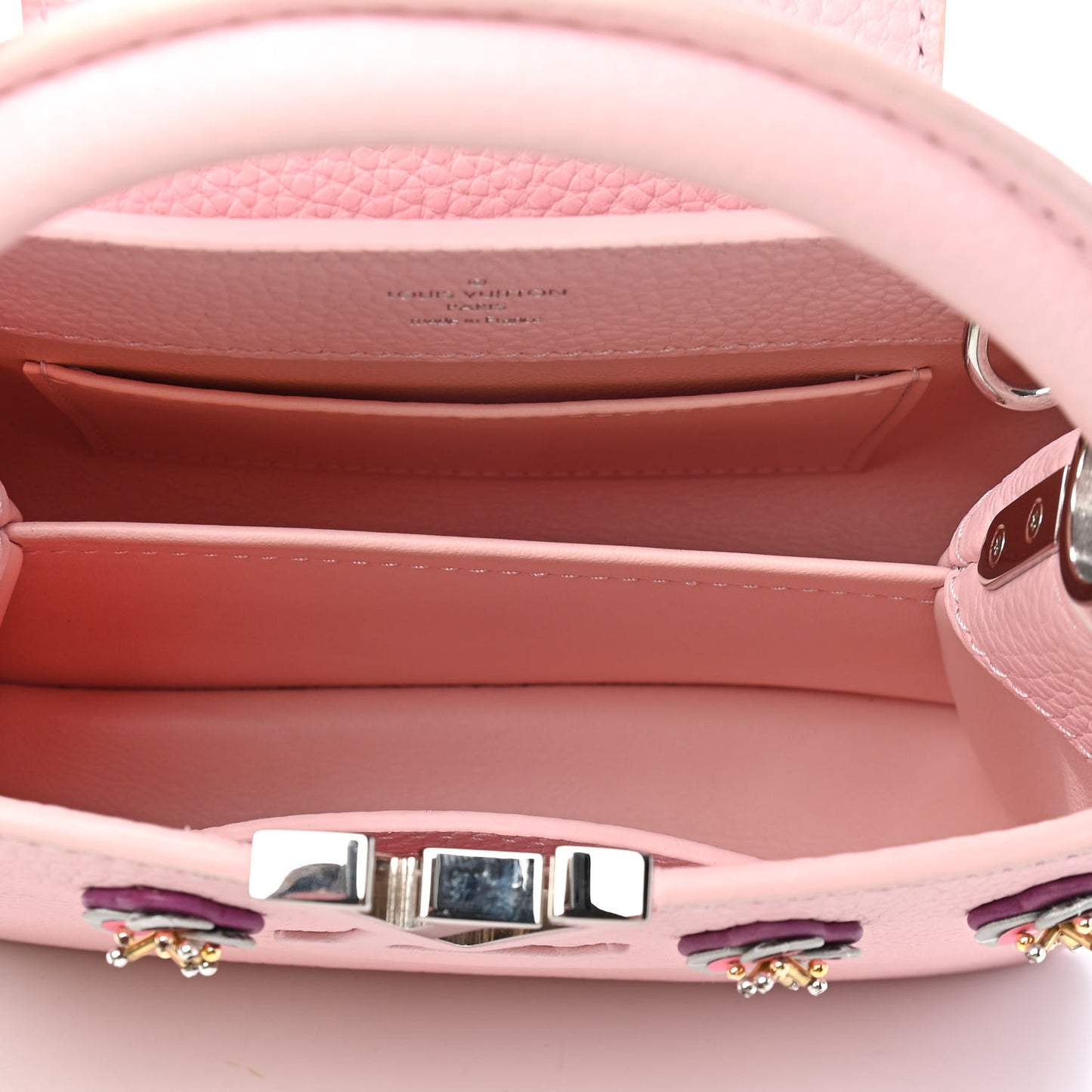 Taurillon Flowers Capucines Mini Pink