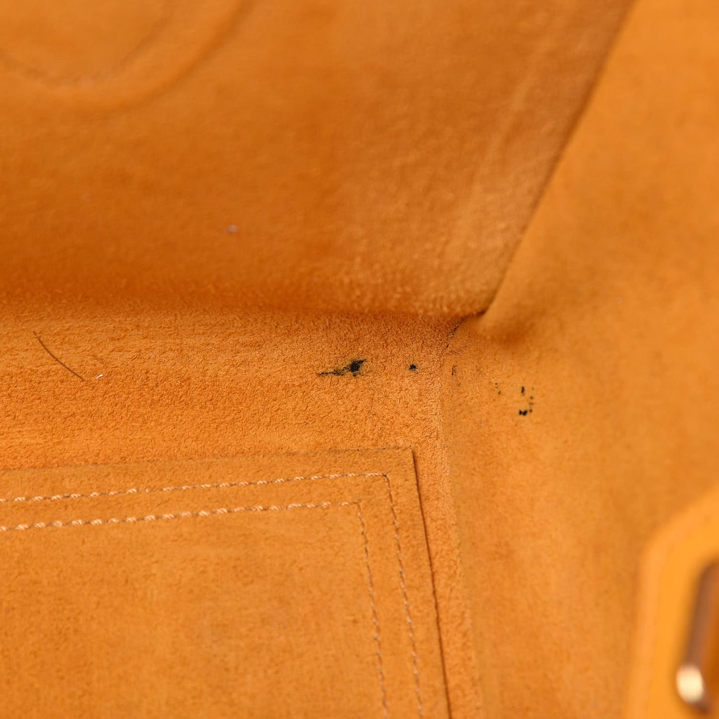 Crisped Calfskin Small Tie Knot Tote Saffron