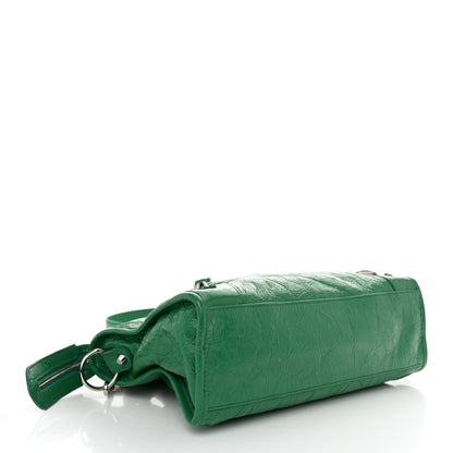 Balenciaga Agneau Classic Silver Hardware S City Magic Green 5 of 11