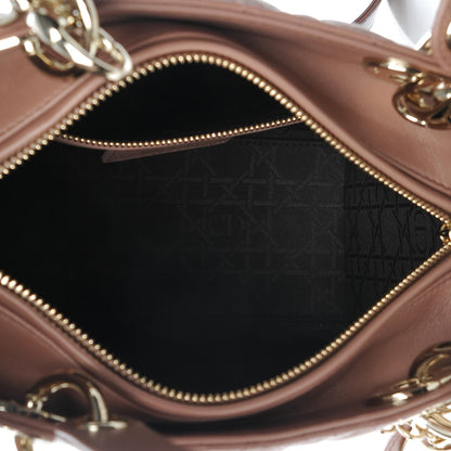 Christian Dior Lambskin Cannage Medium Lady Dior Pink 6 of 10