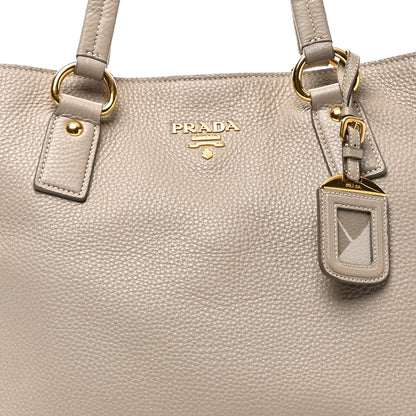Prada Vitello Phenix Side Zip Tote Argilla 7 of 10