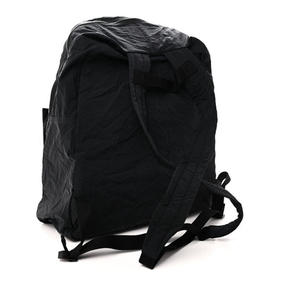 Bottega Veneta Nappa Nylon Intreccio Packable Backpack Black 2 of 10