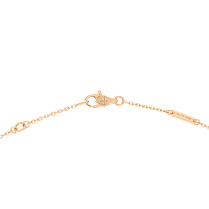 Van Cleef & Arpels 18K Yellow Gold Mother of Pearl Sweet Alhambra Butterfly Pendant Necklace 4 of 7