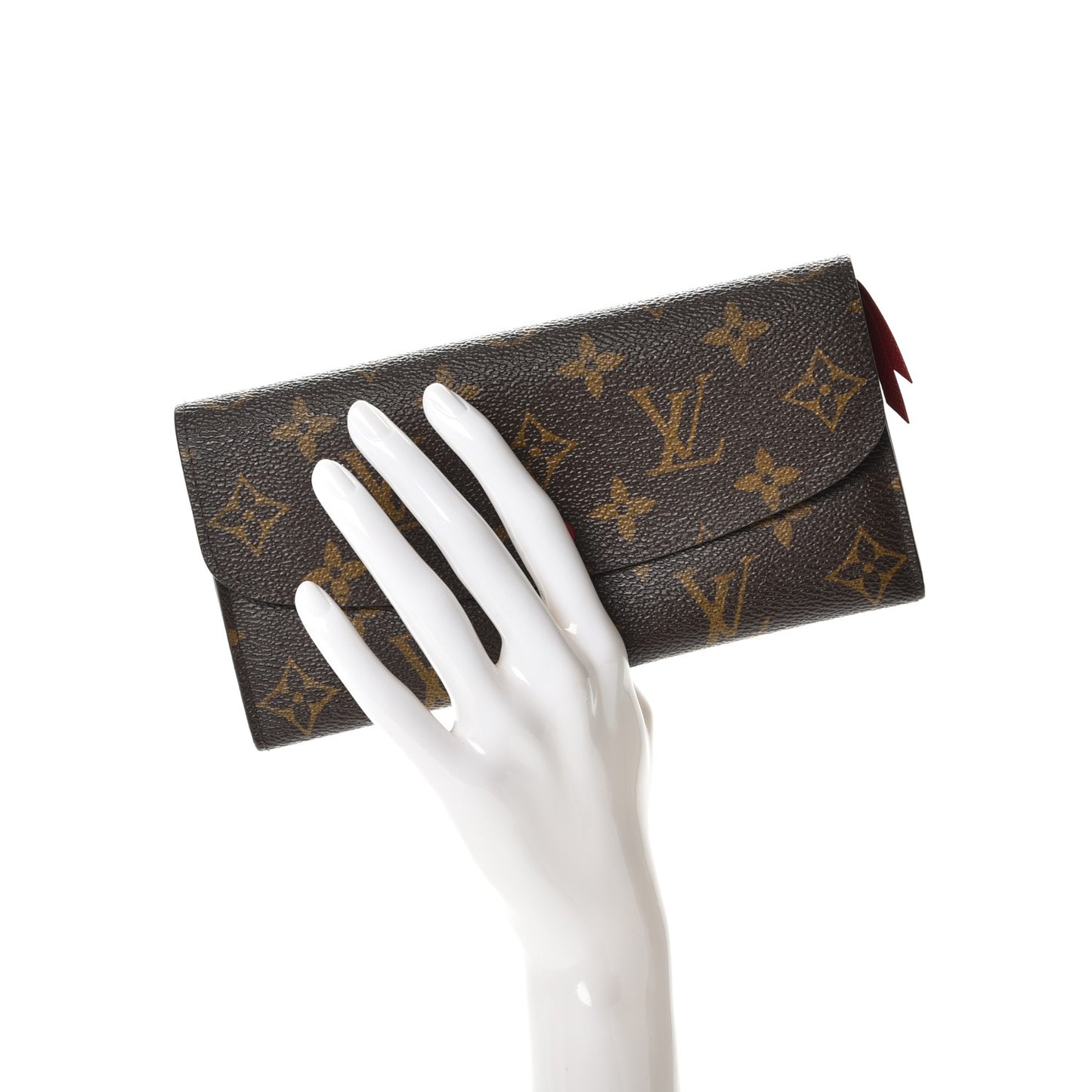 Monogram Emilie Wallet Red
