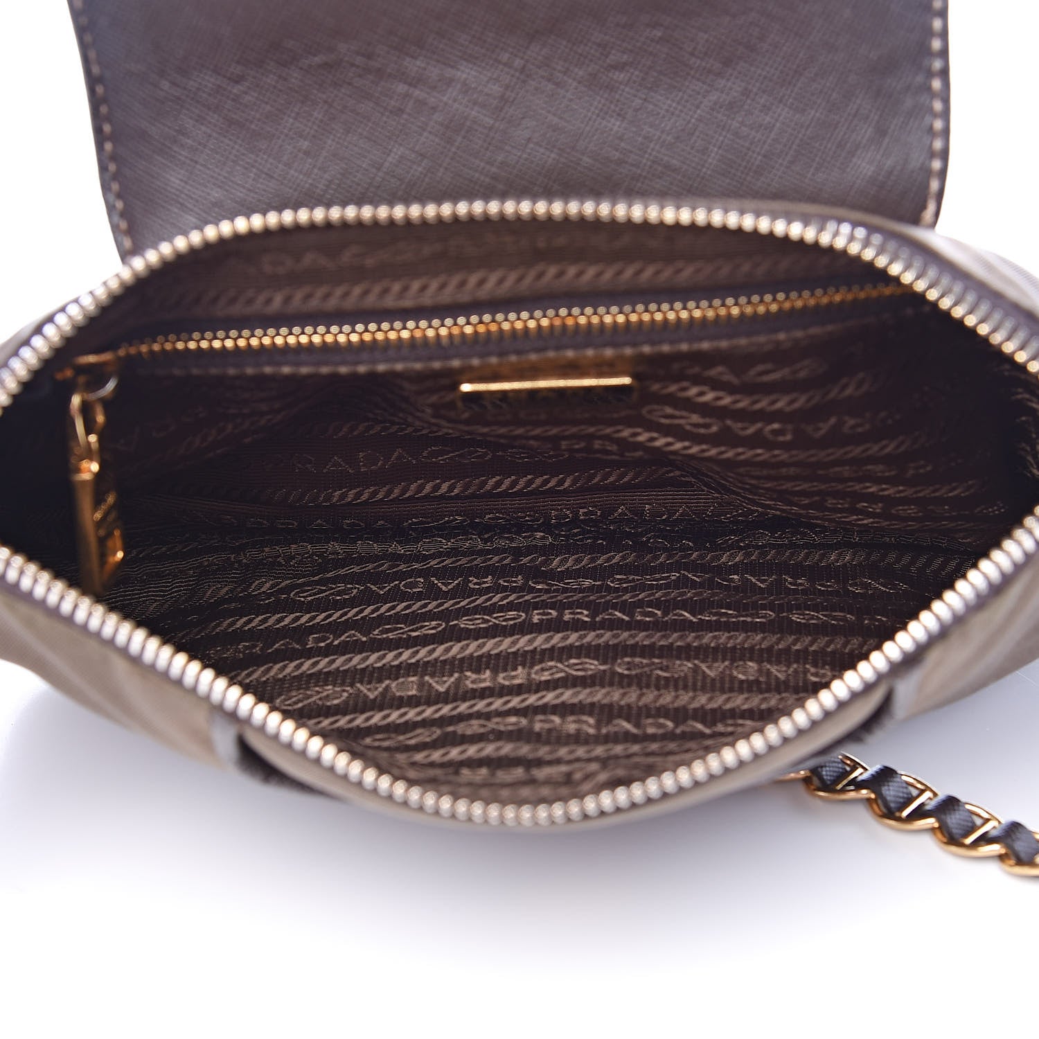 Prada Tessuto Nylon Saffiano Crossbody Bag Corinto 5 of 11