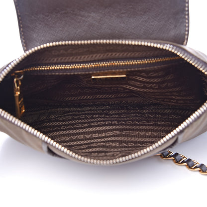Prada Tessuto Nylon Saffiano Crossbody Bag Corinto 5 of 11