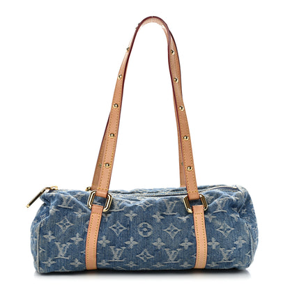 Louis Vuitton Monogram Denim Papillon Denim Blue 1 of 10