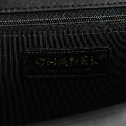 Chanel CHANELPatent Calfskin Quilted New Medium Boy Flap Black 6 of 7