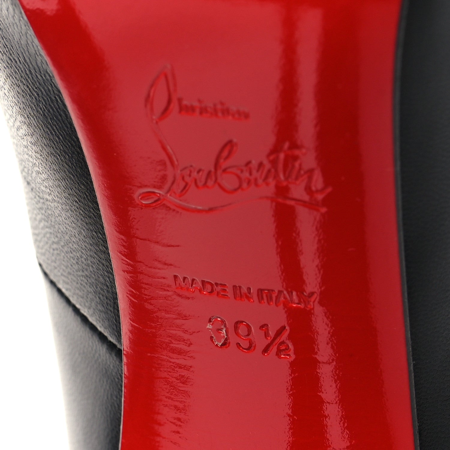 Christian Louboutin Kid Megavamp 100 Pumps 39.5 Black 6 of 8