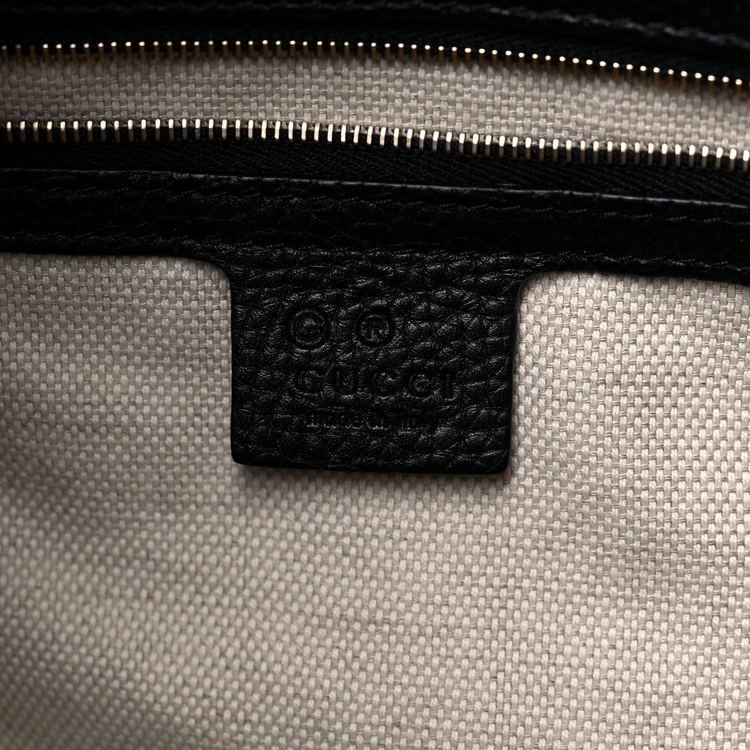 Gucci Pebbled Calfskin Large Soho Hobo Black 6 of 14