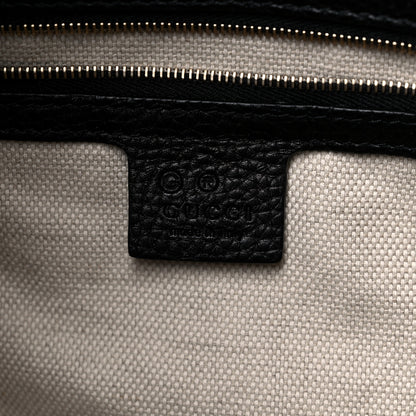 Gucci Pebbled Calfskin Large Soho Hobo Black 6 of 14