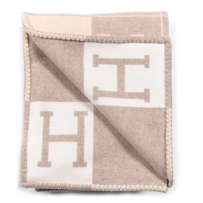 Hermes Wool Cashmere Avalon III Blanket Coco Camomille 3 of 4