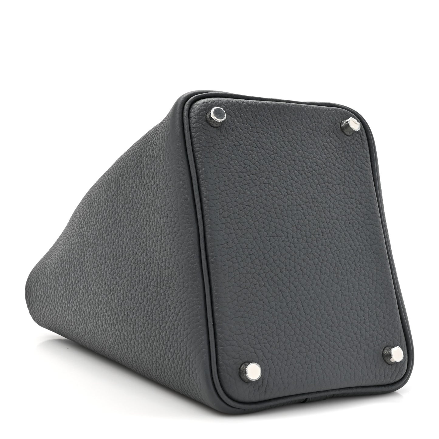 Taurillon Clemence Picotin Lock 18 PM Gris Misty