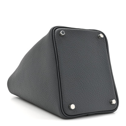 Hermes Taurillon Clemence Picotin Lock 18 PM Gris Misty 3 of 10