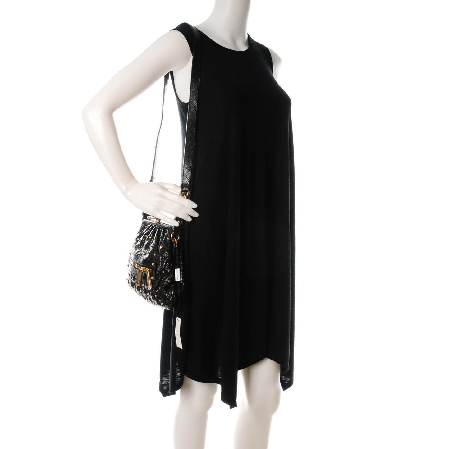 Python Embossed Little Stardust Stam Black