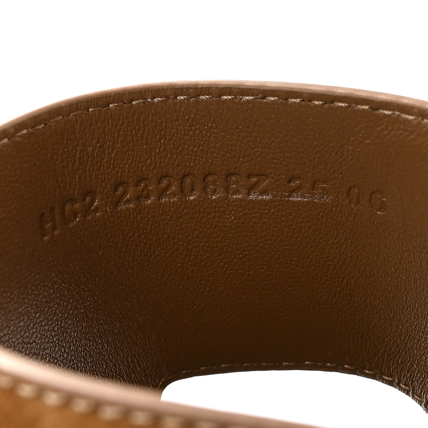 Hermes Suede Goatskin Helia 60 Sandals 41 Brun Fume 9 of 11