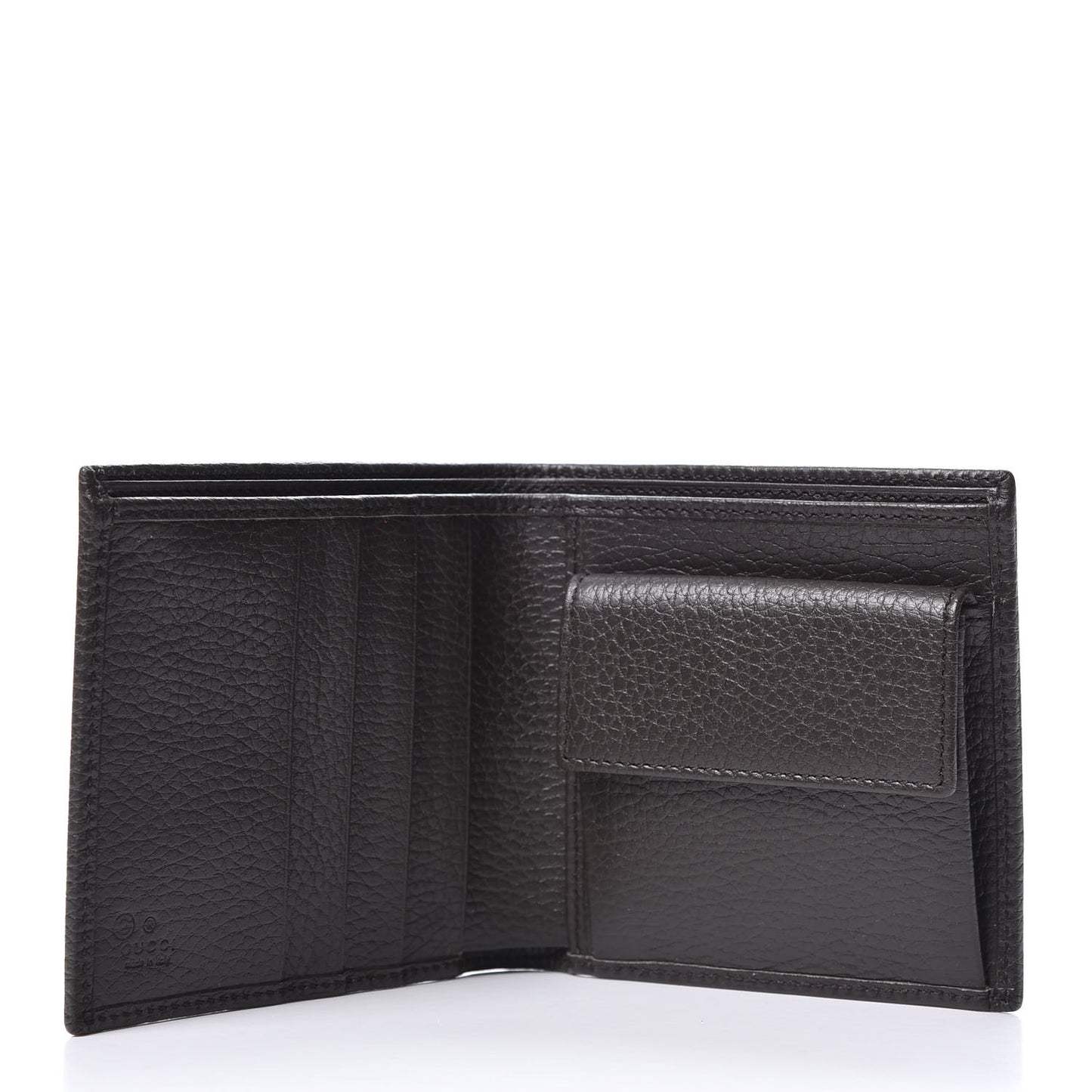 Monogram Bi-Fold Wallet Dark Brown