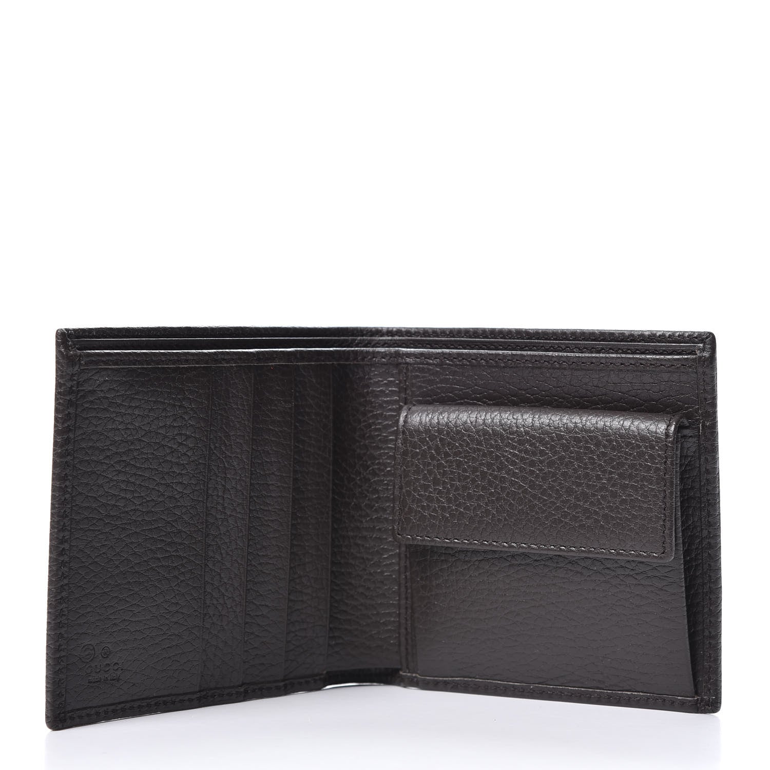 Gucci Monogram Bi-Fold Wallet Dark Brown 4 of 11