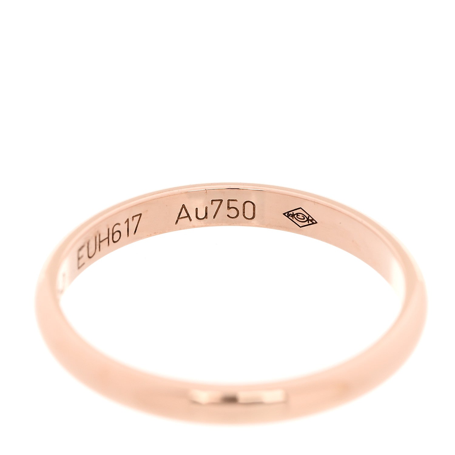 Cartier 18K Pink Gold 2.5mm 1895 Wedding Band Ring 52 6 5 of 5