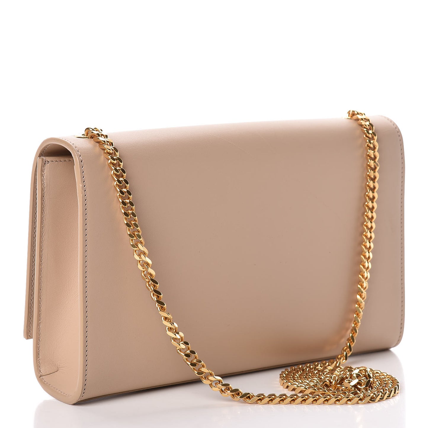 Smooth Calfskin Medium Classic Monogram Kate Tassel Satchel Dark Beige
