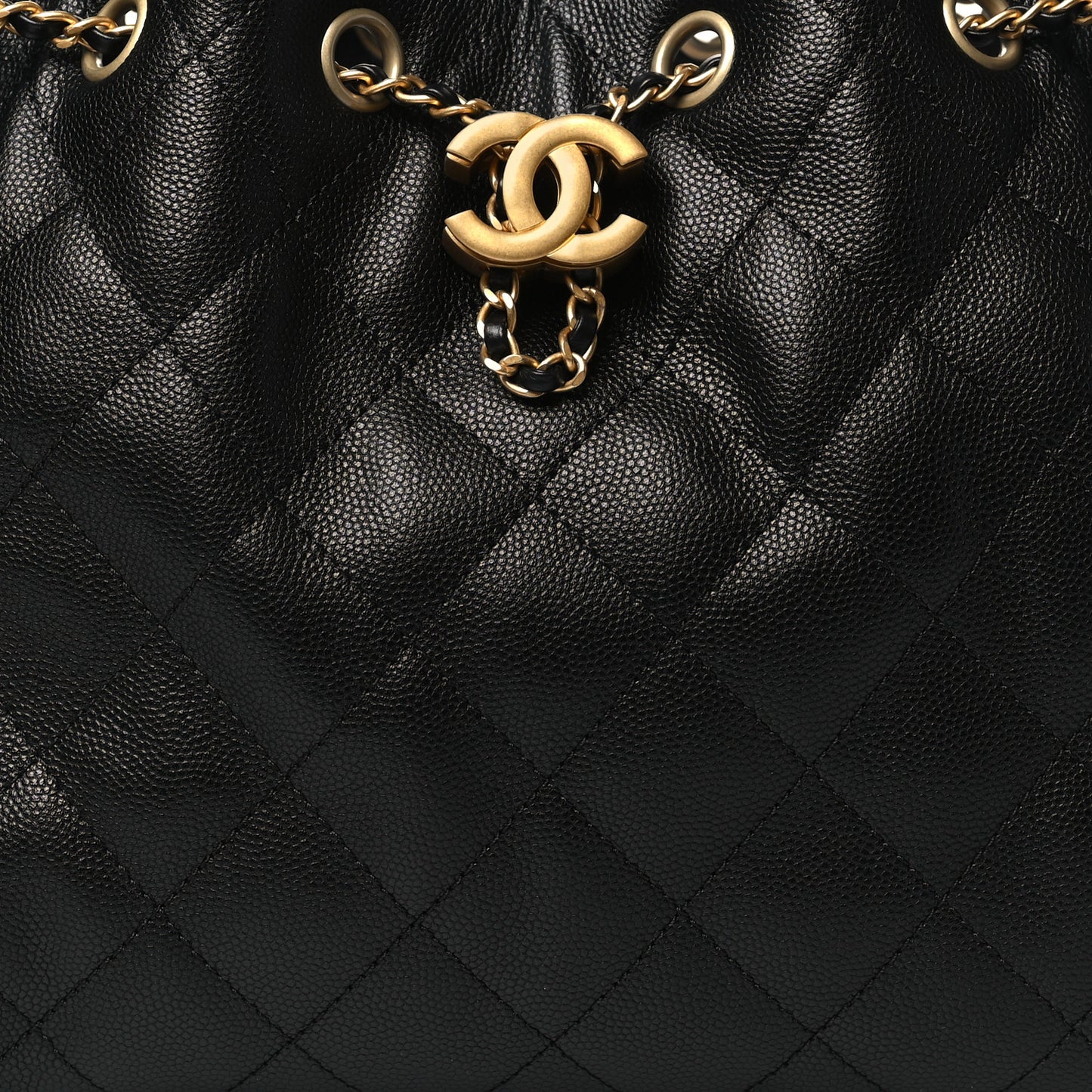 Caviar Quilted Small Chanel 25 Handbag Black