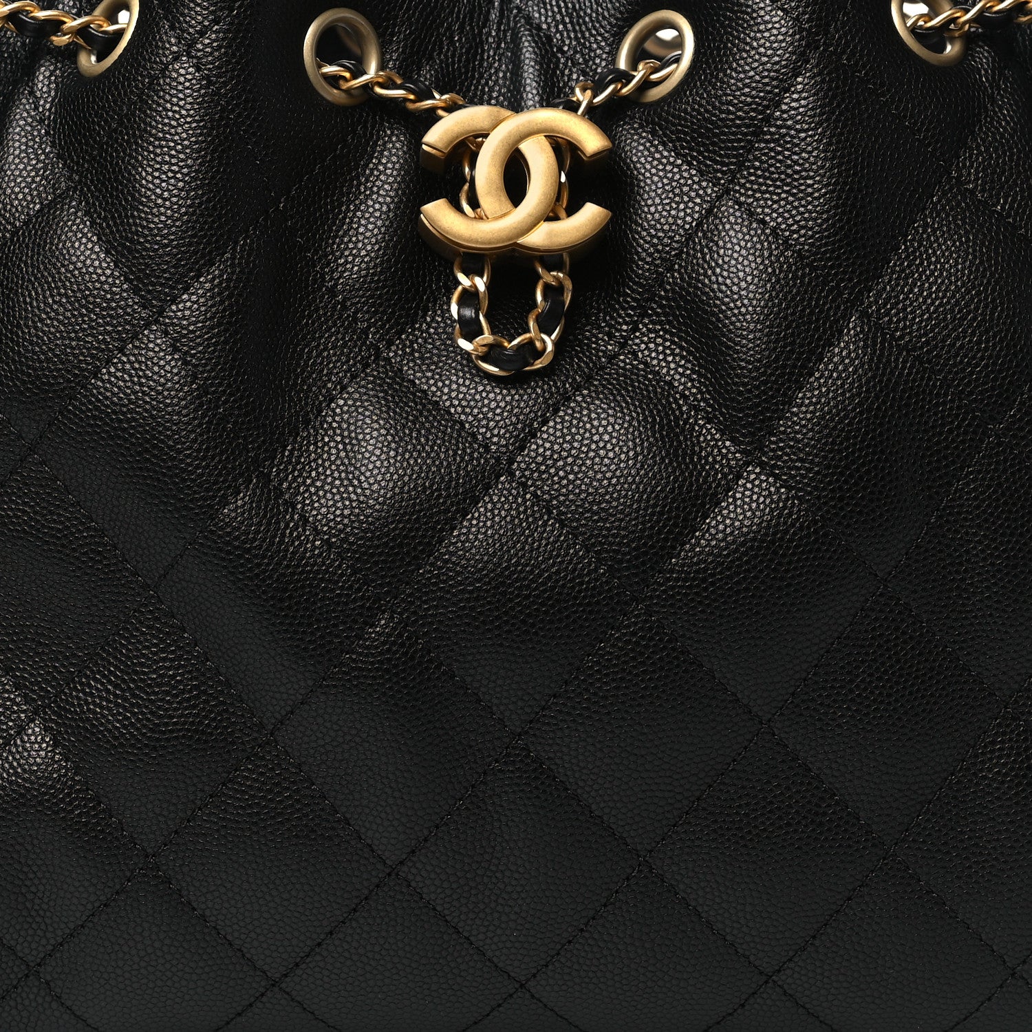 Chanel Caviar Quilted Small Chanel 25 Handbag Black 8 of 11