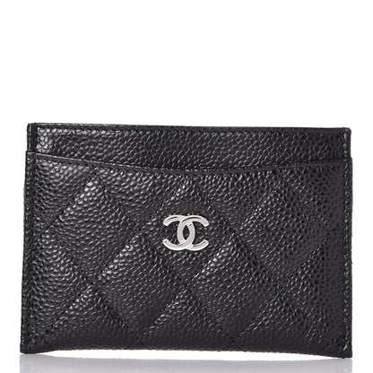 Chanel Caviar Quilted Card Holder Black 1 of 9