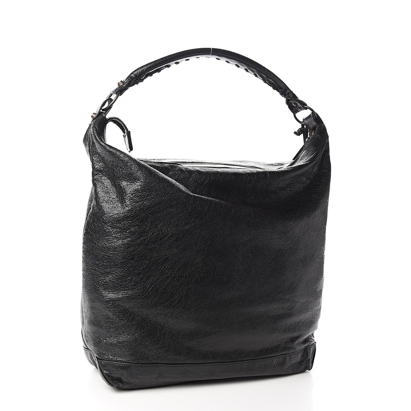 Agneau Classic Hardware Day Hobo Black