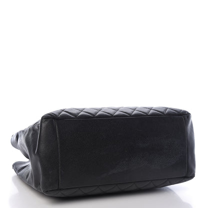 Chanel Caviar Quilted Grand Shopping Tote GST Black 4 of 14