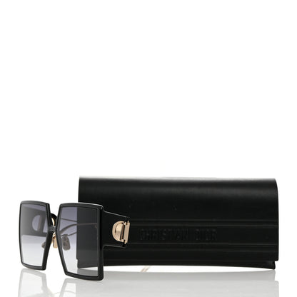 Christian Dior Acetate Square 30 Montaigne Sunglasses Black Gold 8 of 8