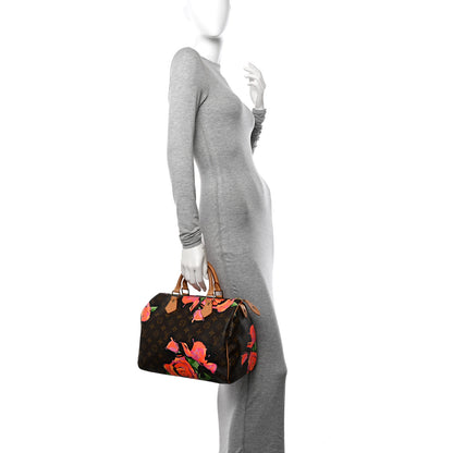 Louis Vuitton Monogram Roses Speedy 30 2 of 10