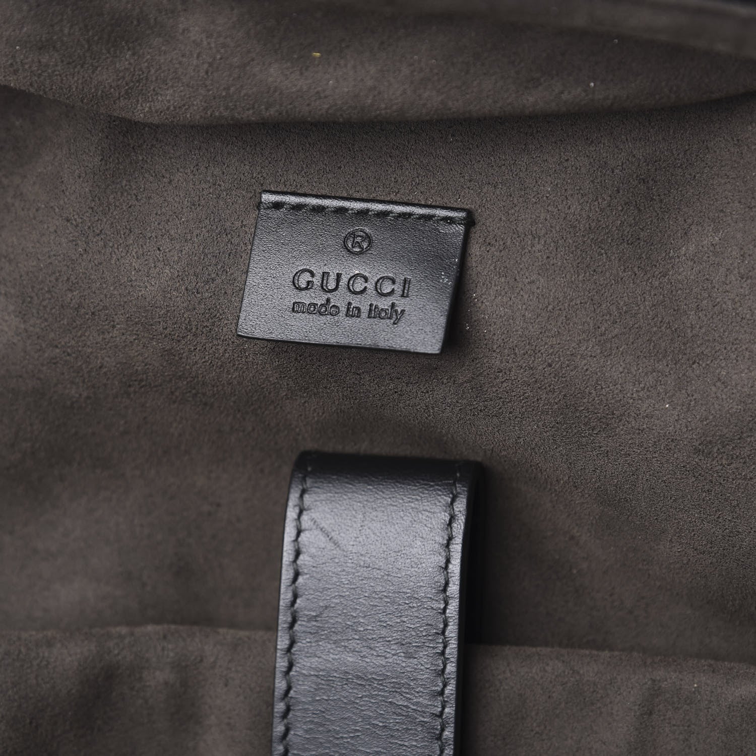Gucci GG Supreme Monogram Blooms Medium Day Backpack Beige New Military Black 7 of 9