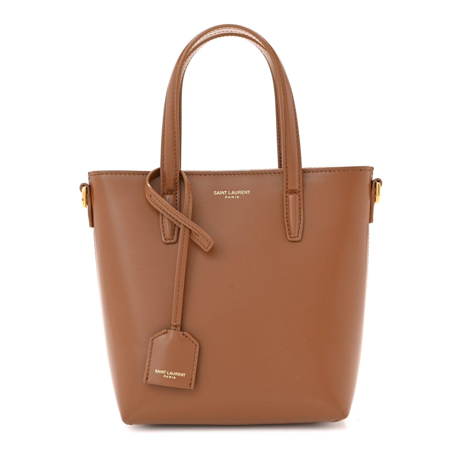 Saint Laurent Calfskin Mini Toy Shopping Tote Fox 1 of 10