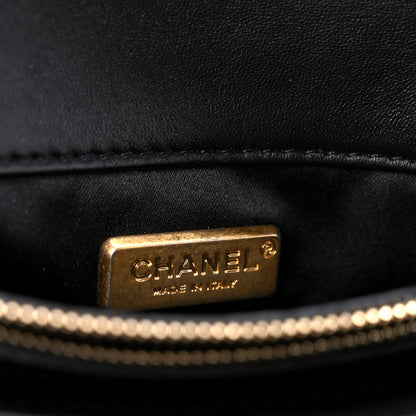 Chanel Sequin Paris Cosmopolite Dare To Disturb Flap Black Gold 6 of 11