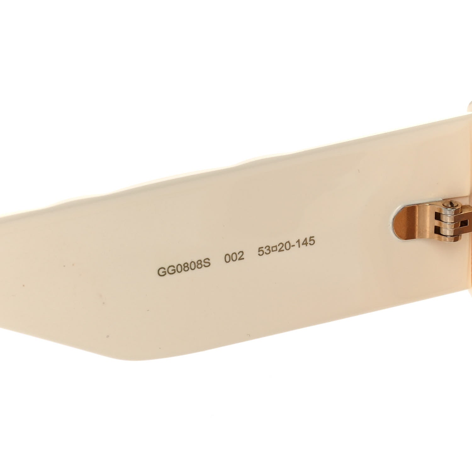 Gucci Acetate GG Butterfly Sunglasses GG0808S Ivory 5 of 8