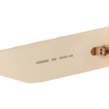 Gucci Acetate GG Butterfly Sunglasses GG0808S Ivory 5 of 8