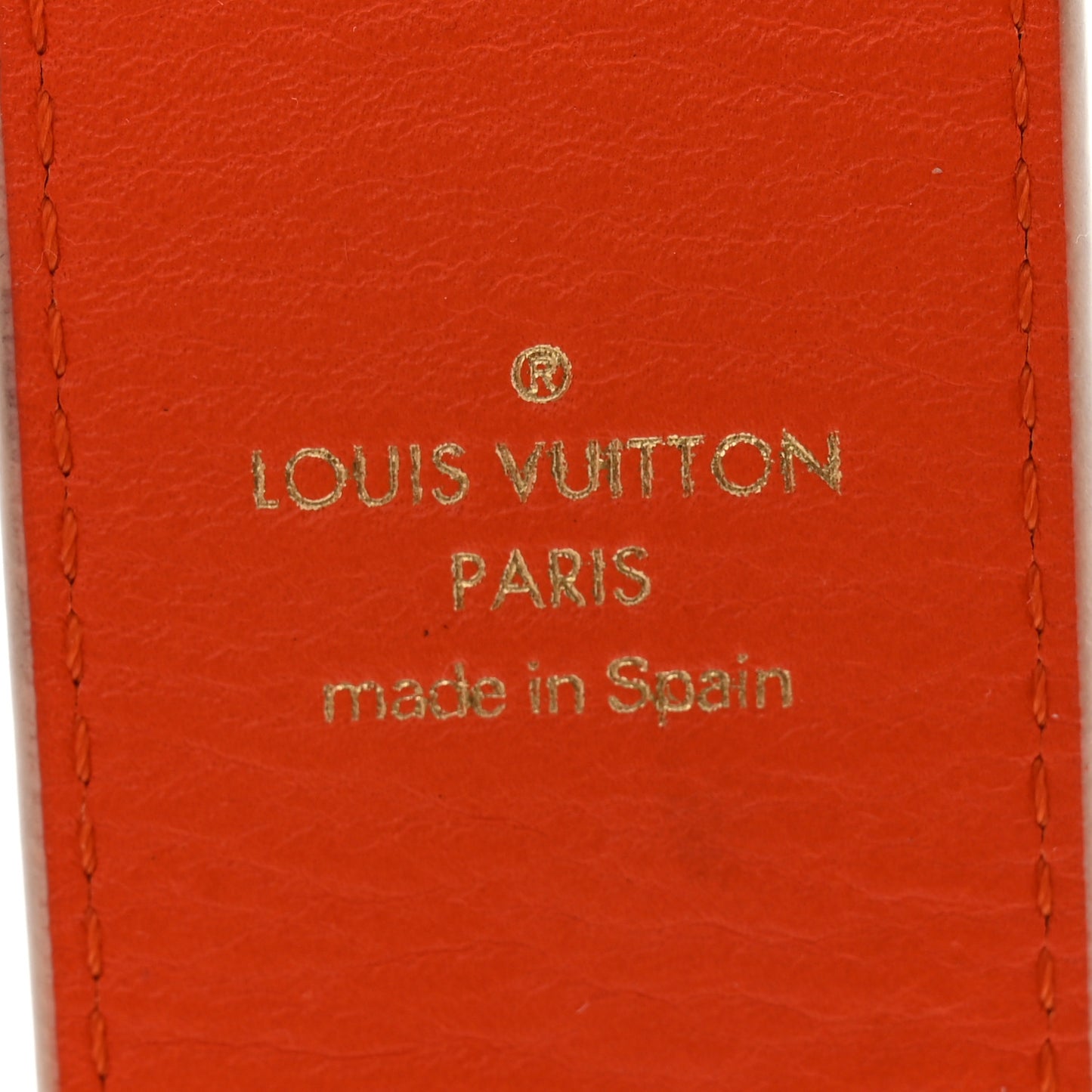 Monogram Bandouliere Shoulder Strap Orange