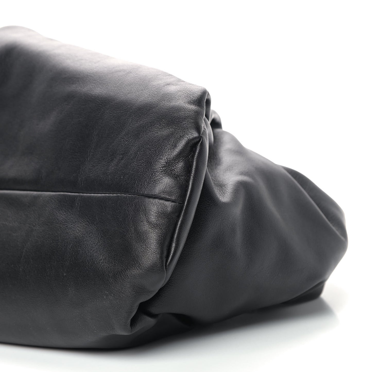 Smooth Butter Calfskin Small The Shoulder Pouch Black
